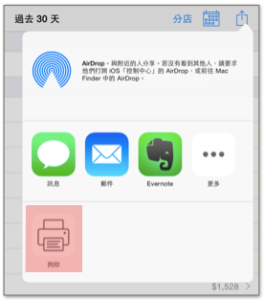 列印銷售報告