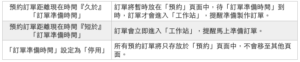 訂單準備時間