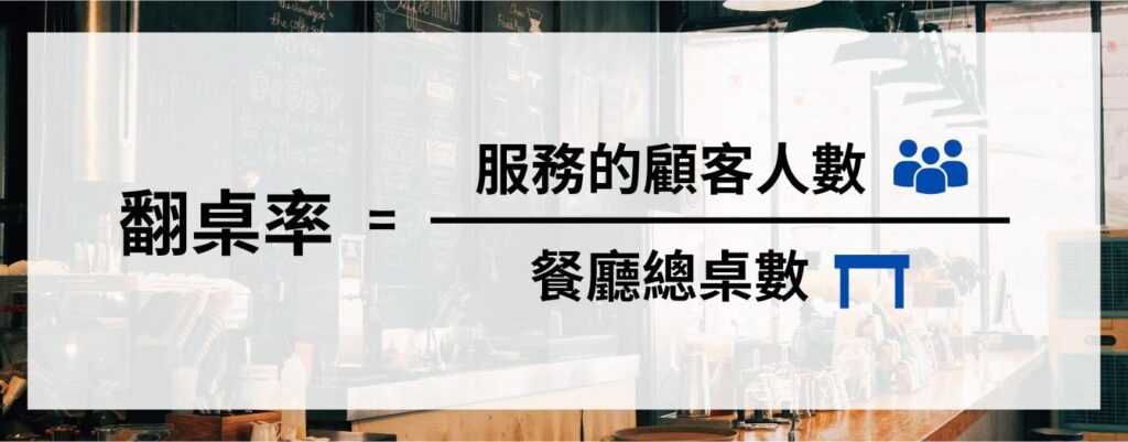 翻桌率算式
