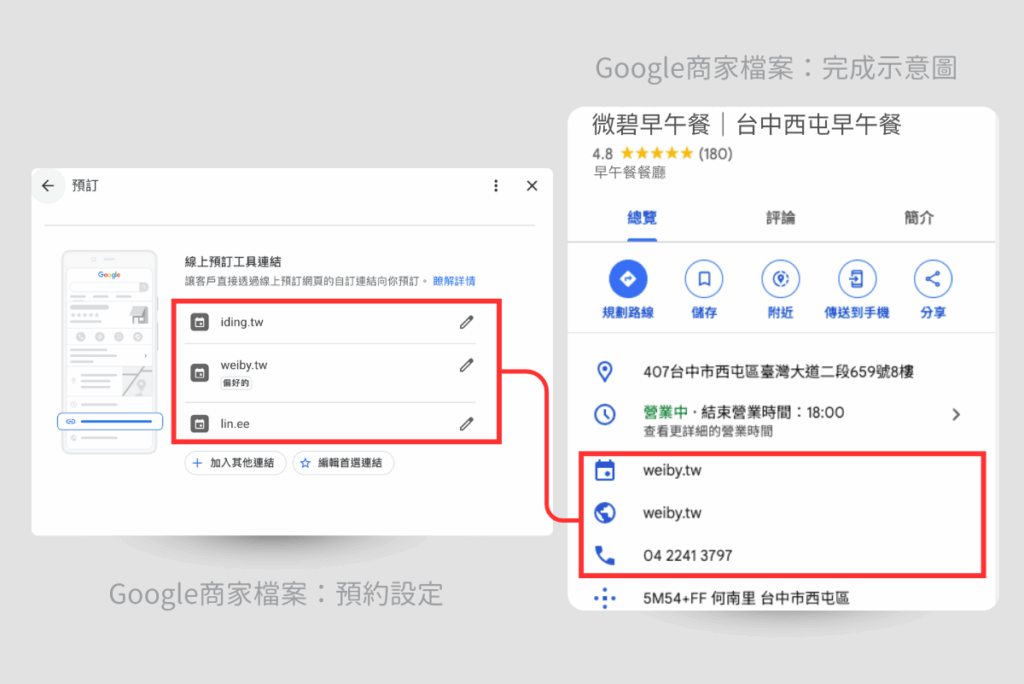 Google商家預約設定