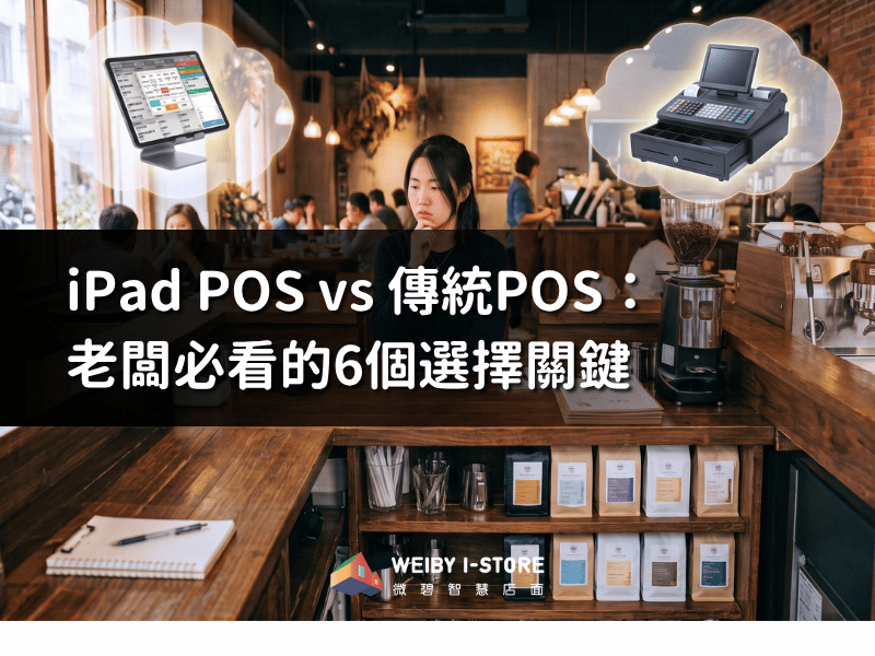 iPad POS vs 傳統POS：老闆必看的6個選擇關鍵