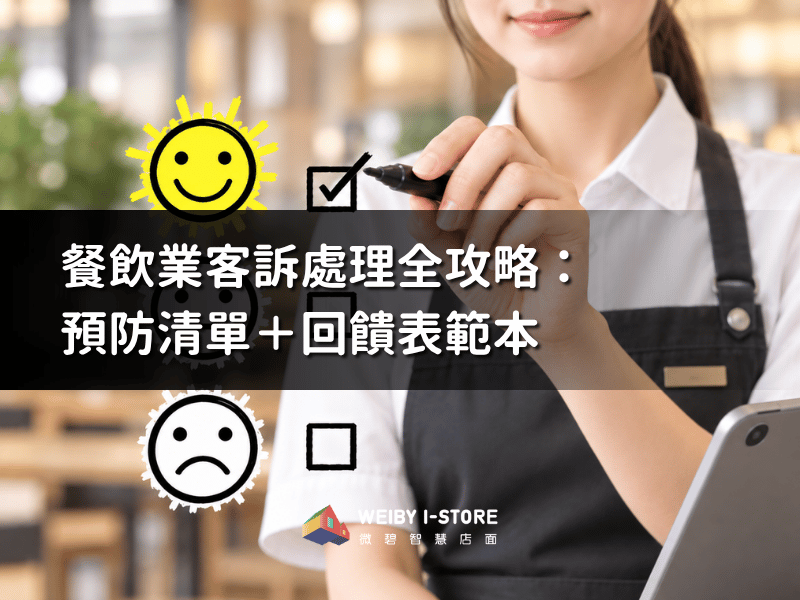 餐飲業客訴處理全攻略:預防清單+回饋表範本